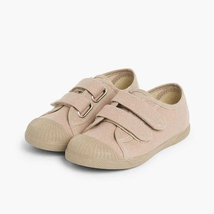 Zapatillas<Pisamonas Zapatillas Lona Puntera Goma Dos Cinta Adhesiva