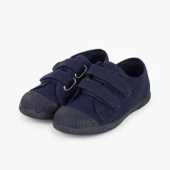 Zapatillas<Pisamonas Zapatillas Lona Puntera Goma Dos Cinta Adhesiva