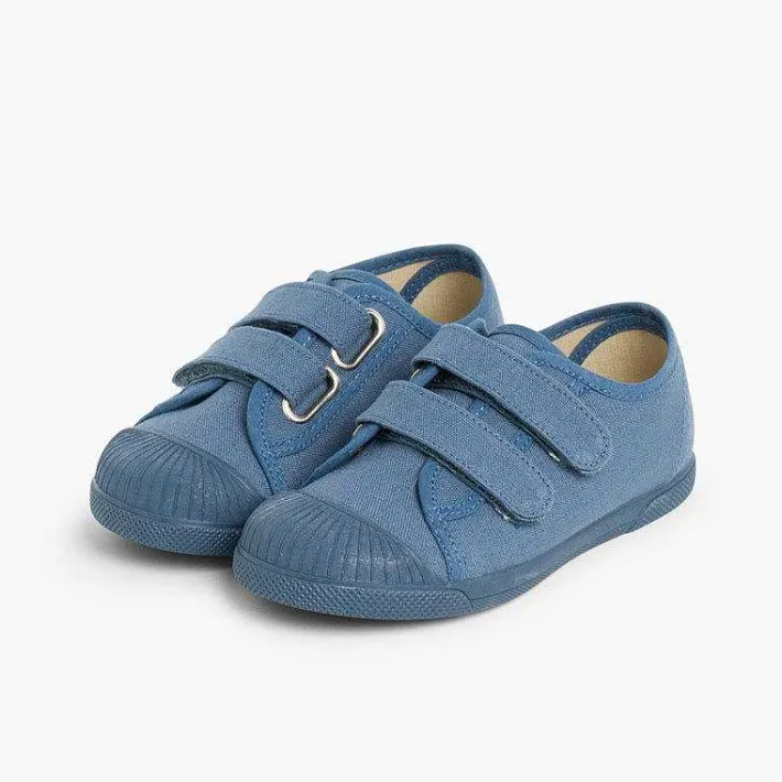 Zapatillas<Pisamonas Zapatillas Lona Puntera Goma Dos Cinta Adhesiva