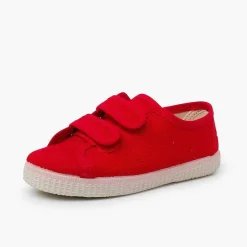 Zapatillas<Pisamonas Zapatillas Lona Reciclada Rpet Tiras Adherentes