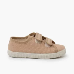 Zapatillas<Pisamonas Zapatillas Lona Reciclada Rpet Tiras Adherentes