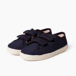 Zapatillas<Pisamonas Zapatillas Lona Reciclada Rpet Tiras Adherentes