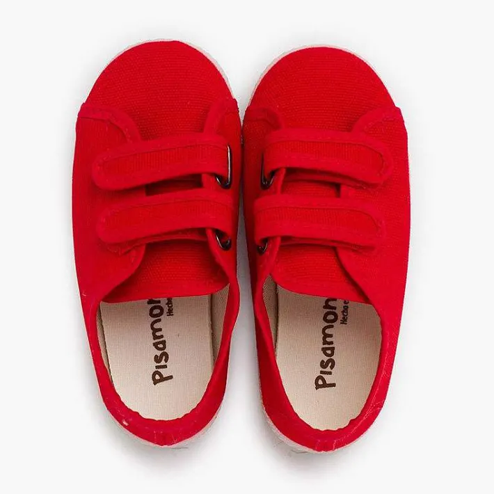 Zapatillas<Pisamonas Zapatillas Lona Reciclada Rpet Tiras Adherentes