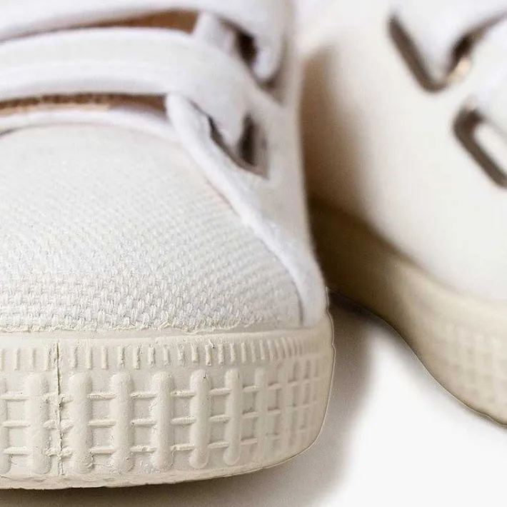 Zapatillas<Pisamonas Zapatillas Lona Reciclada Rpet Tiras Adherentes