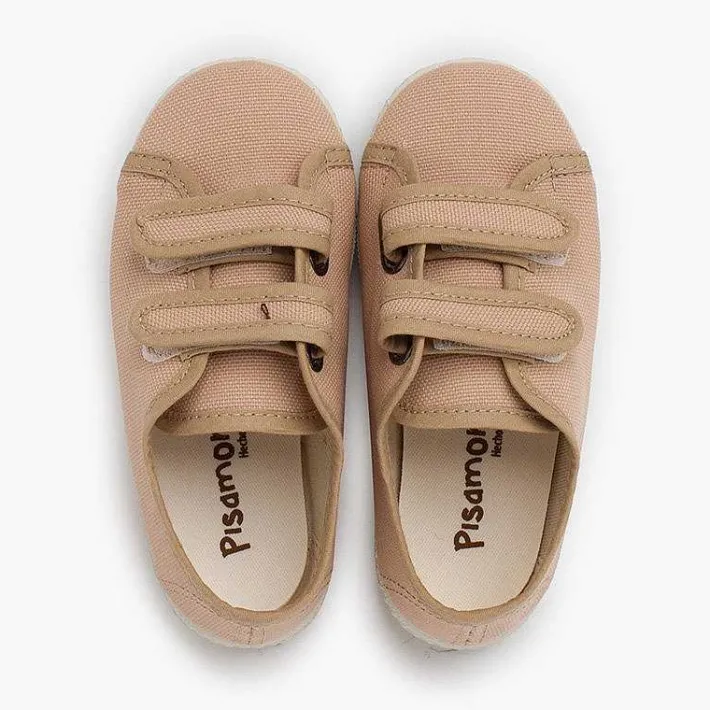 Zapatillas<Pisamonas Zapatillas Lona Reciclada Rpet Tiras Adherentes