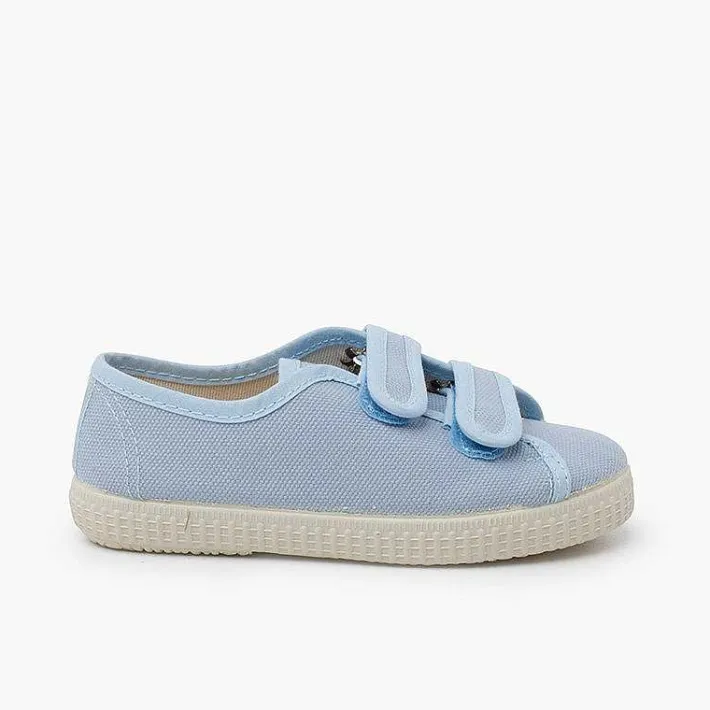 Zapatillas<Pisamonas Zapatillas Lona Reciclada Rpet Tiras Adherentes