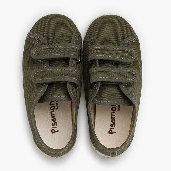 Zapatillas<Pisamonas Zapatillas Lona Reciclada Rpet Tiras Adherentes