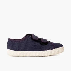 Zapatillas<Pisamonas Zapatillas Lona Reciclada Rpet Tiras Adherentes