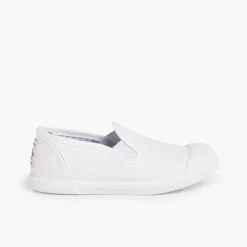 Zapatillas<Pisamonas Zapatillas Lona Sin Cordones Con Elasticos Laterales