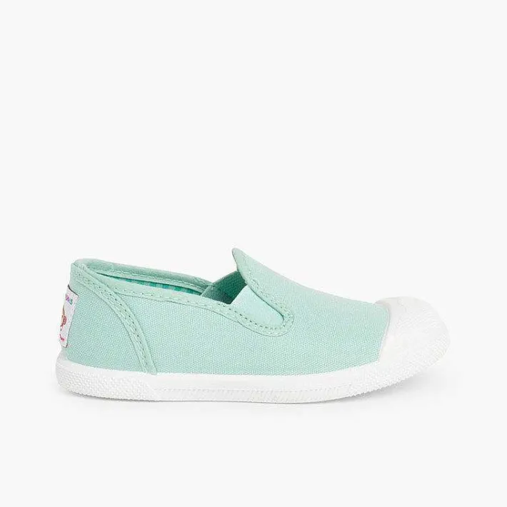 Zapatillas<Pisamonas Zapatillas Lona Sin Cordones Con Elasticos Laterales