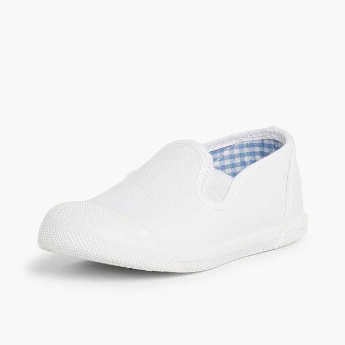 Zapatillas<Pisamonas Zapatillas Lona Sin Cordones Con Elasticos Laterales