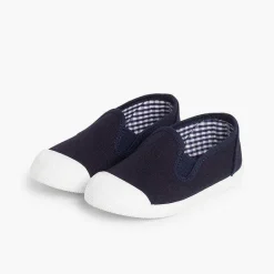 Zapatillas<Pisamonas Zapatillas Lona Sin Cordones Con Elasticos Laterales