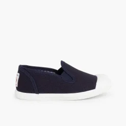 Zapatillas<Pisamonas Zapatillas Lona Sin Cordones Con Elasticos Laterales