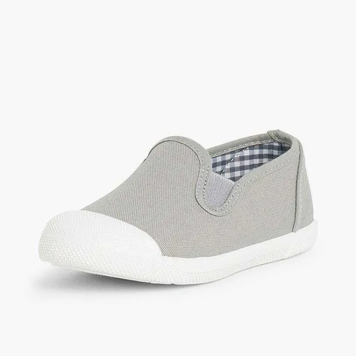 Zapatillas<Pisamonas Zapatillas Lona Sin Cordones Con Elasticos Laterales