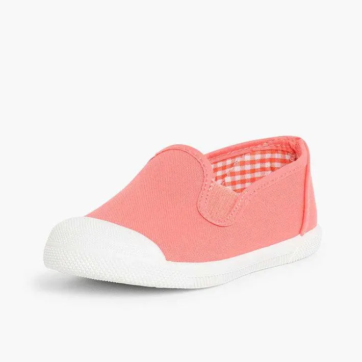 Zapatillas<Pisamonas Zapatillas Lona Sin Cordones Con Elasticos Laterales