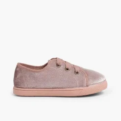 Zapatillas<Pisamonas Zapatillas Niña Terciopelo Brillante