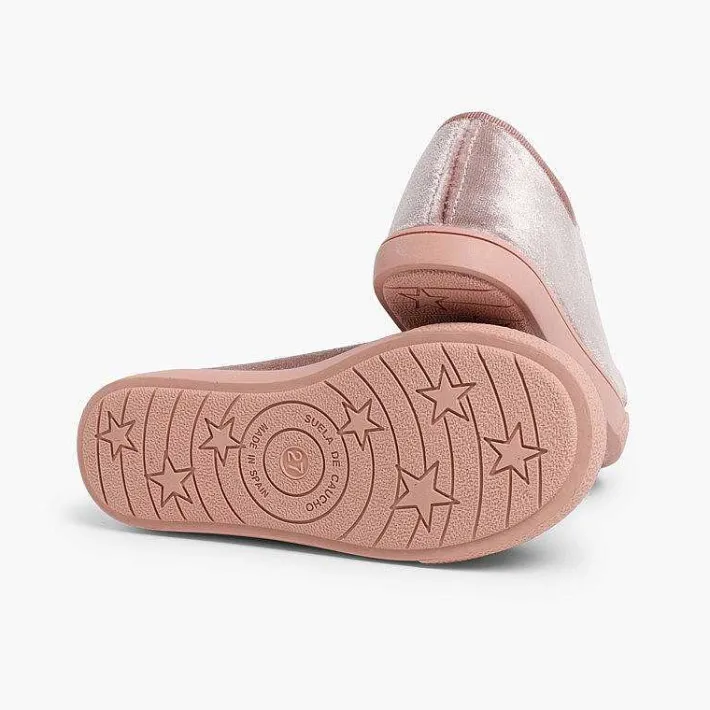 Zapatillas<Pisamonas Zapatillas Niña Terciopelo Brillante