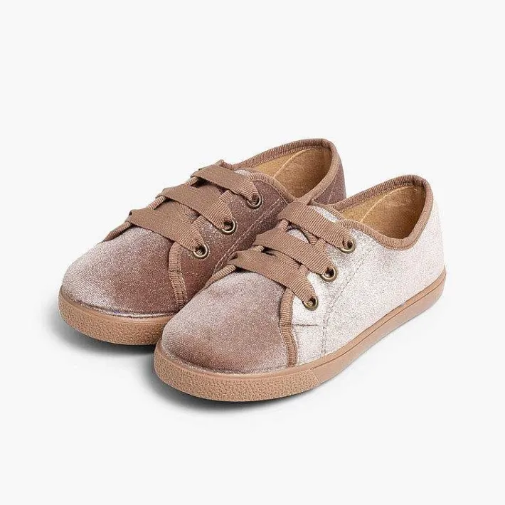 Zapatillas<Pisamonas Zapatillas Niña Terciopelo Brillante