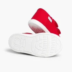 Zapatos Colegiales<Pisamonas Zapatillas Niños Lona Tiras Adherentes