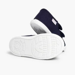 Zapatos Colegiales<Pisamonas Zapatillas Niños Lona Tiras Adherentes