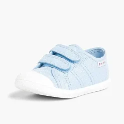 Zapatos Colegiales<Pisamonas Zapatillas Niños Lona Tiras Adherentes
