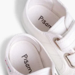 Zapatos Colegiales<Pisamonas Zapatillas Niños Lona Tiras Adherentes