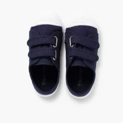 Zapatos Colegiales<Pisamonas Zapatillas Niños Lona Tiras Adherentes