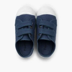 Zapatos Colegiales<Pisamonas Zapatillas Niños Lona Tiras Adherentes