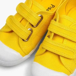 Zapatos Colegiales<Pisamonas Zapatillas Niños Lona Tiras Adherentes