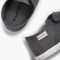 Zapatos Colegiales<Pisamonas Zapatillas Niños Lona Tiras Adherentes