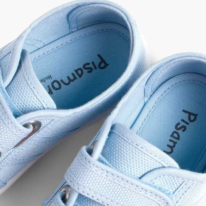 Zapatos Colegiales<Pisamonas Zapatillas Niños Lona Tiras Adherentes