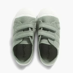 Zapatos Colegiales<Pisamonas Zapatillas Niños Lona Tiras Adherentes