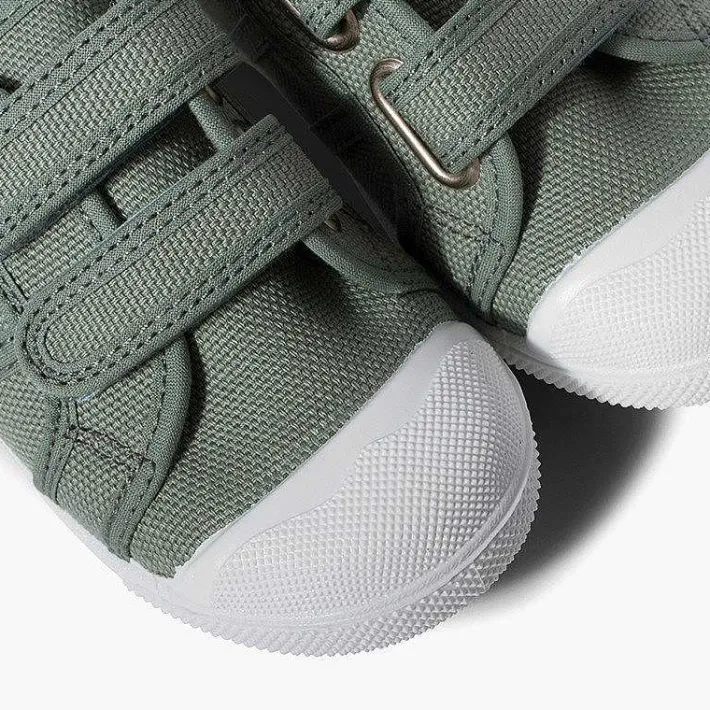Zapatos Colegiales<Pisamonas Zapatillas Niños Lona Tiras Adherentes