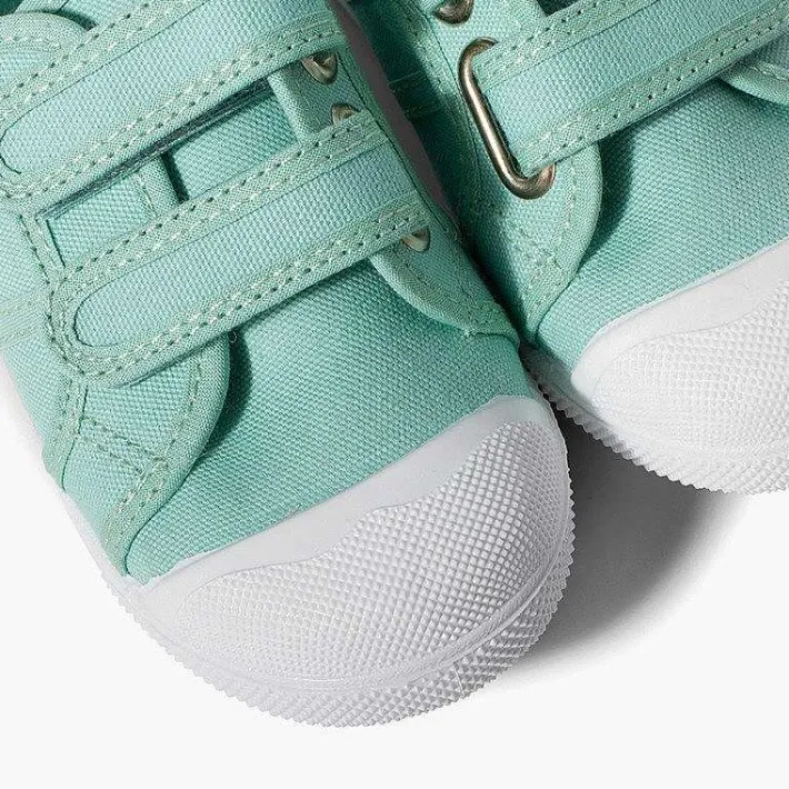 Zapatos Colegiales<Pisamonas Zapatillas Niños Lona Tiras Adherentes