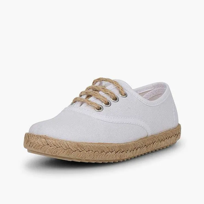 Zapatillas<Pisamonas Zapatillas Niños Suela Y Cordones Yute