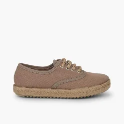 Zapatillas<Pisamonas Zapatillas Niños Suela Y Cordones Yute