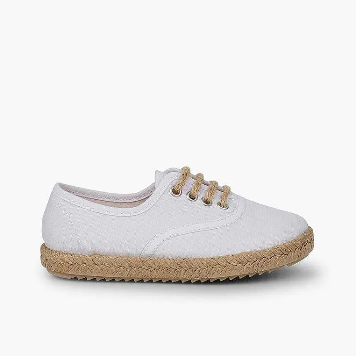 Zapatillas<Pisamonas Zapatillas Niños Suela Y Cordones Yute
