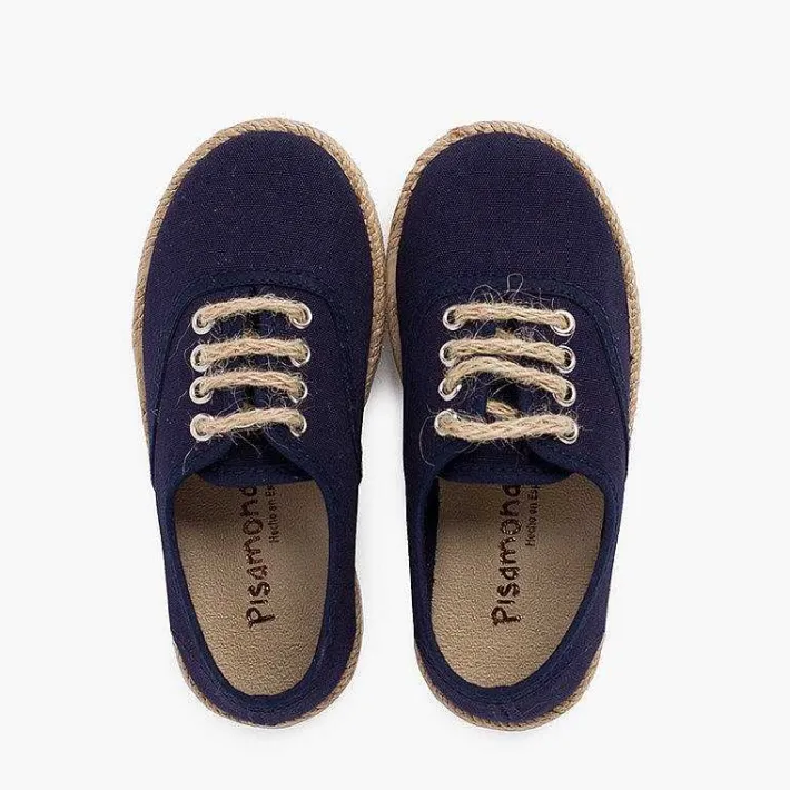 Zapatillas<Pisamonas Zapatillas Niños Suela Y Cordones Yute