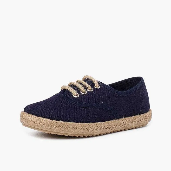Zapatillas<Pisamonas Zapatillas Niños Suela Y Cordones Yute
