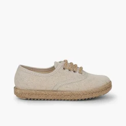 Zapatillas<Pisamonas Zapatillas Niños Suela Y Cordones Yute