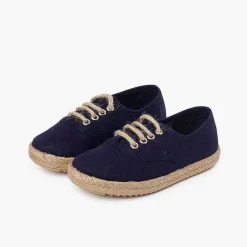 Zapatillas<Pisamonas Zapatillas Niños Suela Y Cordones Yute