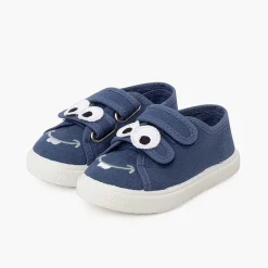 Zapatillas<Pisamonas Zapatillas Ojitos Doble Cierre Adherente Color Azul