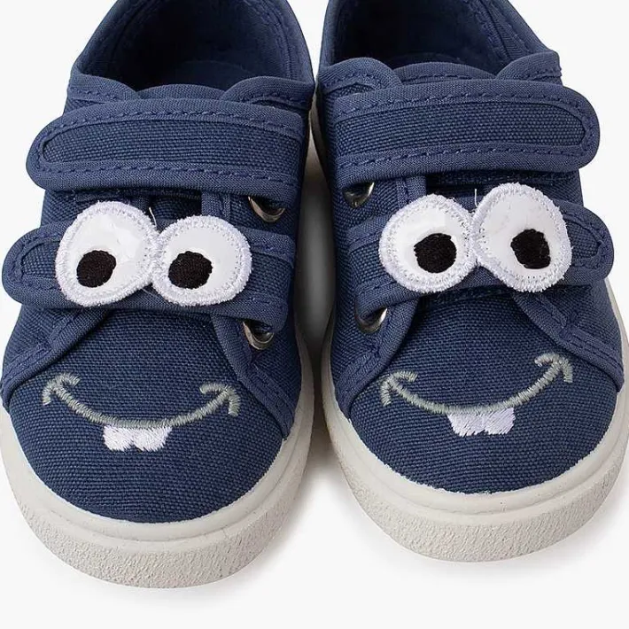 Zapatillas<Pisamonas Zapatillas Ojitos Doble Cierre Adherente Color Azul