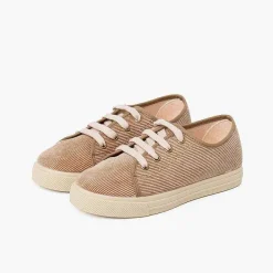 Zapatillas<Pisamonas Zapatillas Pana Cordones Suela Ancha Niños