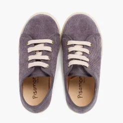 Zapatillas<Pisamonas Zapatillas Pana Cordones Suela Ancha Niños