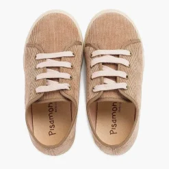 Zapatillas<Pisamonas Zapatillas Pana Cordones Suela Ancha Niños