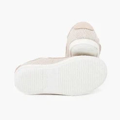 Zapatillas<Pisamonas Zapatillas Rayas Y Serraje Con Tira Adherente Doble