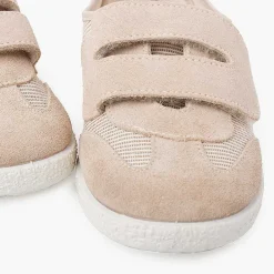 Zapatillas<Pisamonas Zapatillas Rayas Y Serraje Con Tira Adherente Doble