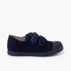 Zapatillas<Pisamonas Zapatillas Serraje Niños Puntera Goma