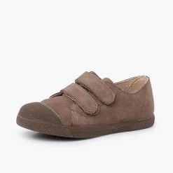 Zapatillas<Pisamonas Zapatillas Serraje Niños Puntera Goma
